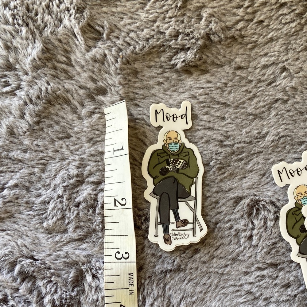 Lot of 12 Bernie Sanders “Mood”Stickers - Picture 2 of 3